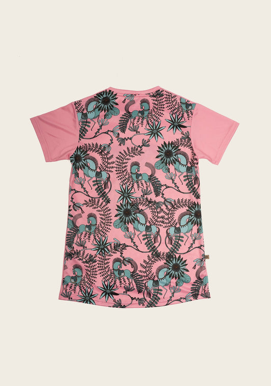 Mint Magic on Pink T-Shirt