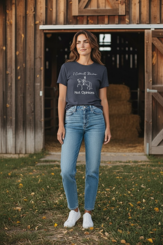 I collect strides not opinions tee
