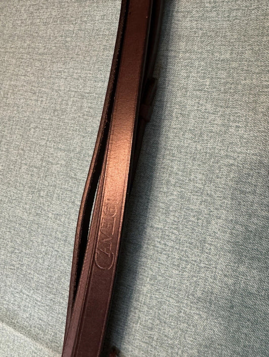 New Camelot Full size Brown Flat Leather Standing Martingale