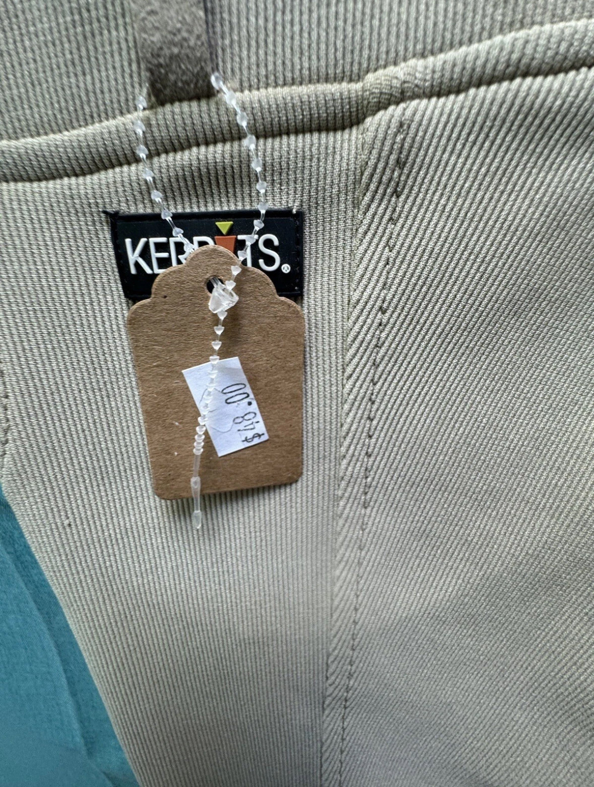 Consignment Kerrits Kids X-Small Microcord Knee Patch Tan Jod