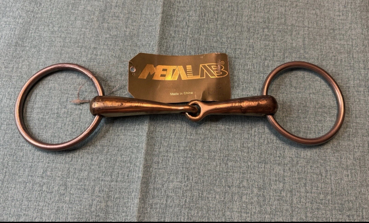 New 5 1/4” Metalab 18mm Loose Ring Snaffle