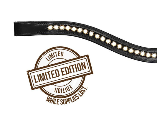 Gold Pearl Browband