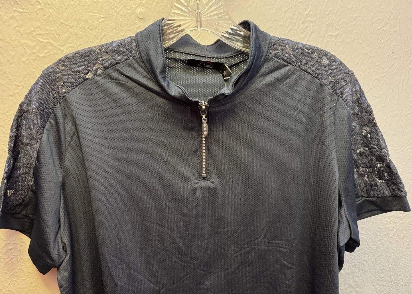 HKM Nelly Functional Shirt Deep Blue Navy - Size XLarge - Equestrian Top
