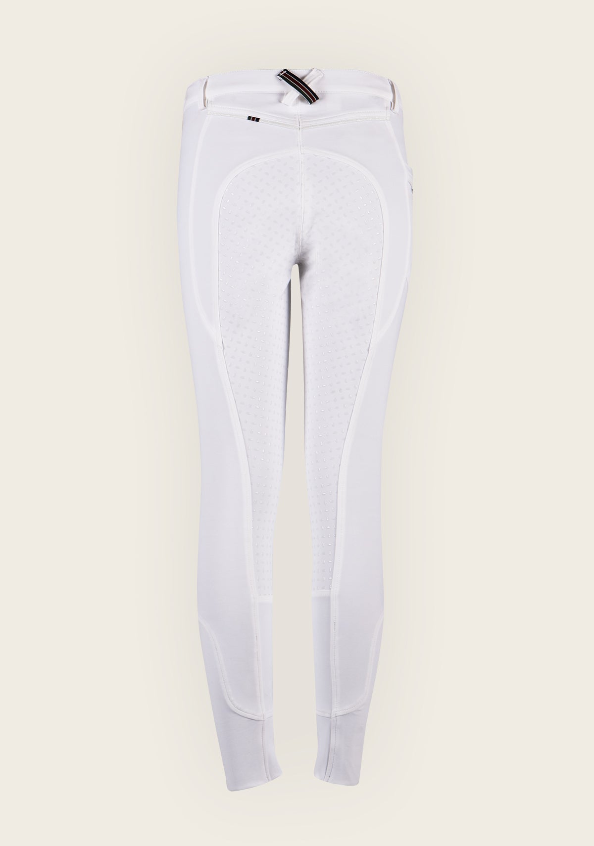 Inspire Full Seat High Waist White Bamboo Breeches