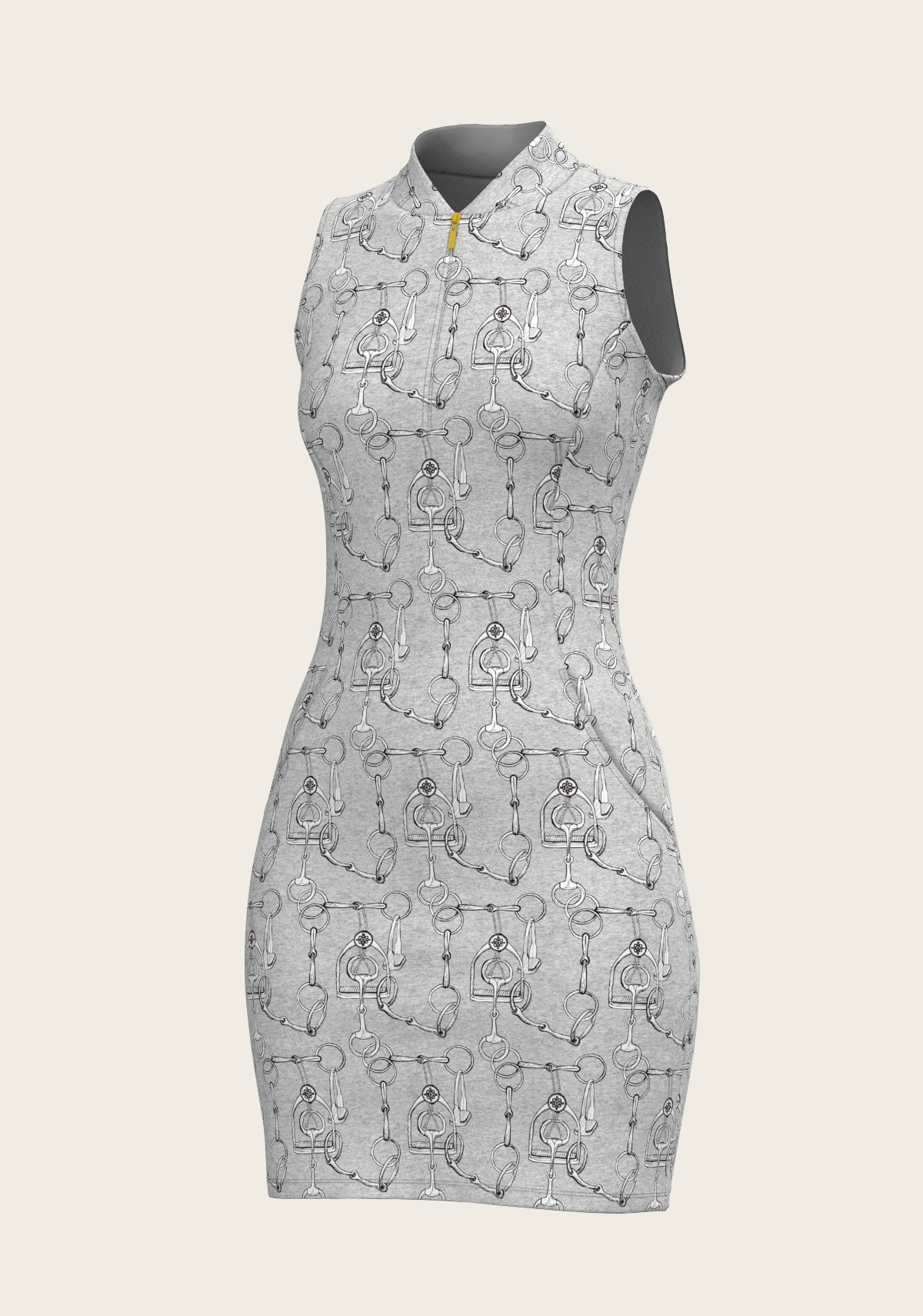 Melange Bits Golf Dress