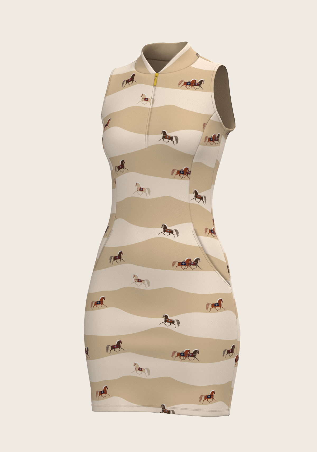Gold Cheval Golf Dress