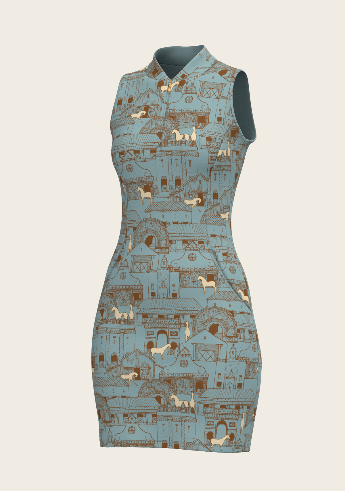 Horse Town Symphony Golf Dress