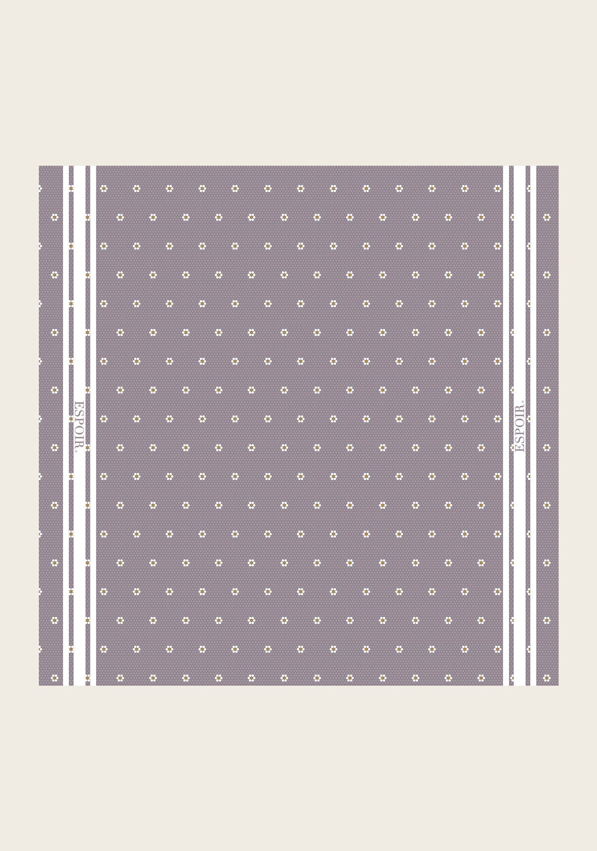 Mosaic Daisies in Lavender Square Scarf