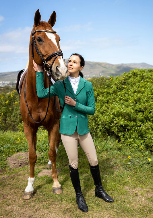 Kelly Green Mesh Show Jacket