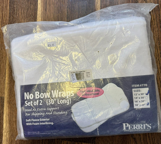 Perris Set of 2 No Bow Wraps 12" X 30"