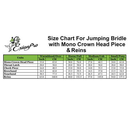 Replacement Noseband of ExionPro Designer Fancy Stitched Bridle