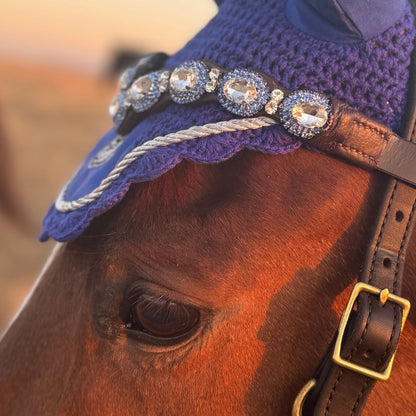 Majorelle Blue Ultra Bling Browband