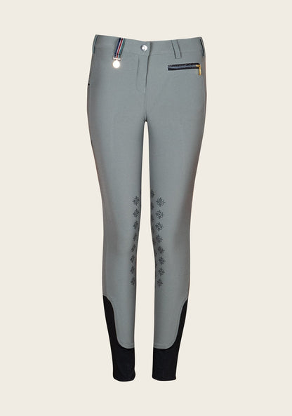 Espoir Inspire Dusky Green Knee Patch Bamboo Breeches