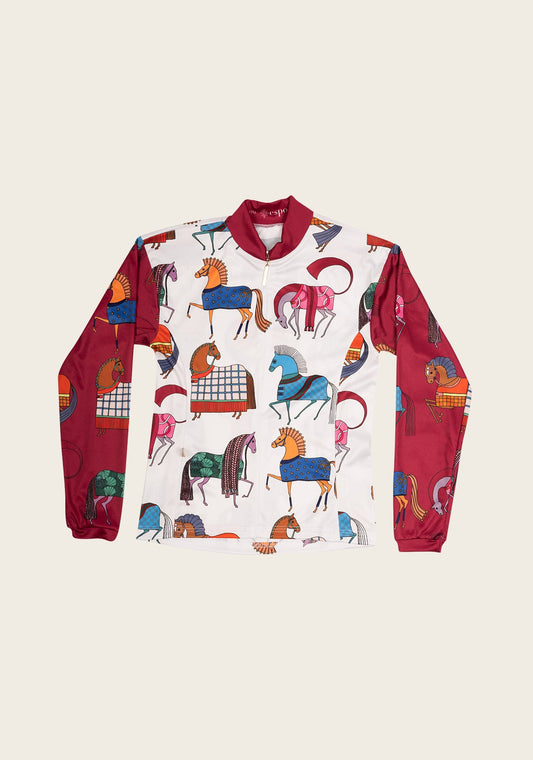 Fun in the Barn Pink Children's Long Sleeve Shirt