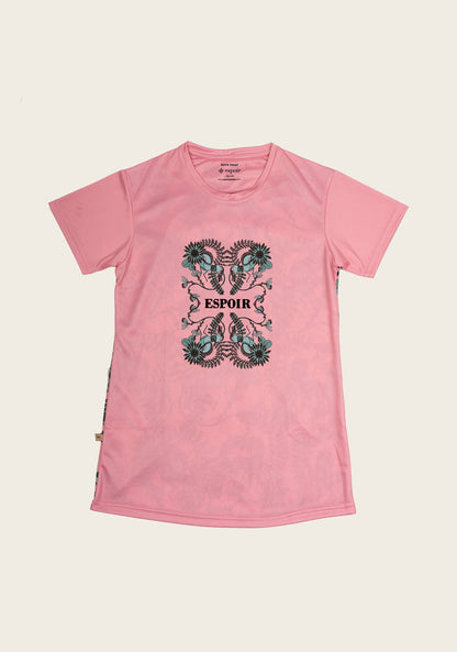 Mint Magic on Pink T-Shirt