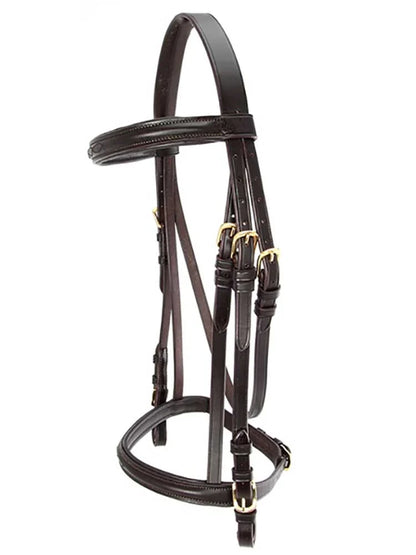 Pinehurst Round Raised Snaffle Bridle