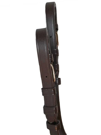 Leather Cheek Pieces with Buckle Ends