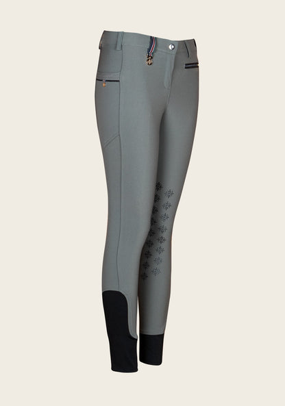 Espoir Inspire Dusky Green Knee Patch Bamboo Breeches