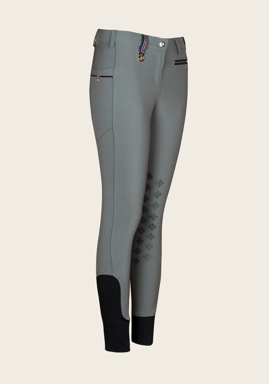 Espoir Inspire Dusky Green Knee Patch Bamboo Breeches