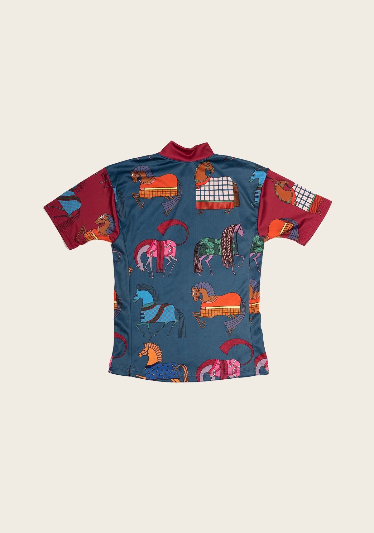 Fun in the Barn on Harbor Blue Children's Short Sleeve Shirt