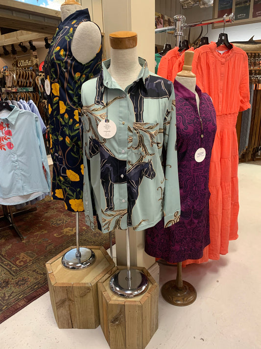 Grandé Horse Loose Fitting Sun Shirt