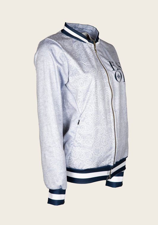 On SALE!!!  Espoir Melange Grey SPORT Bomber Jacket