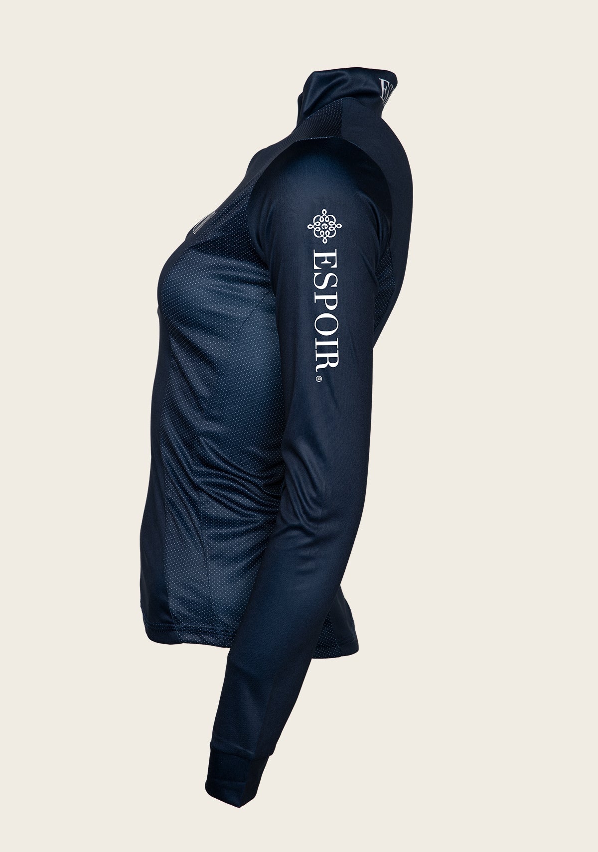 On Sale Espoir Lumiere Eternal Collection Navy Quarter Zip Sun Shirt