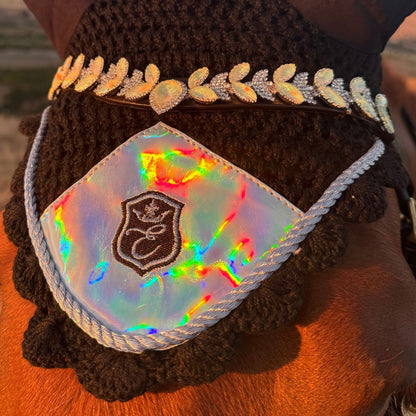 Holographic Ultra Bling Horse Browband