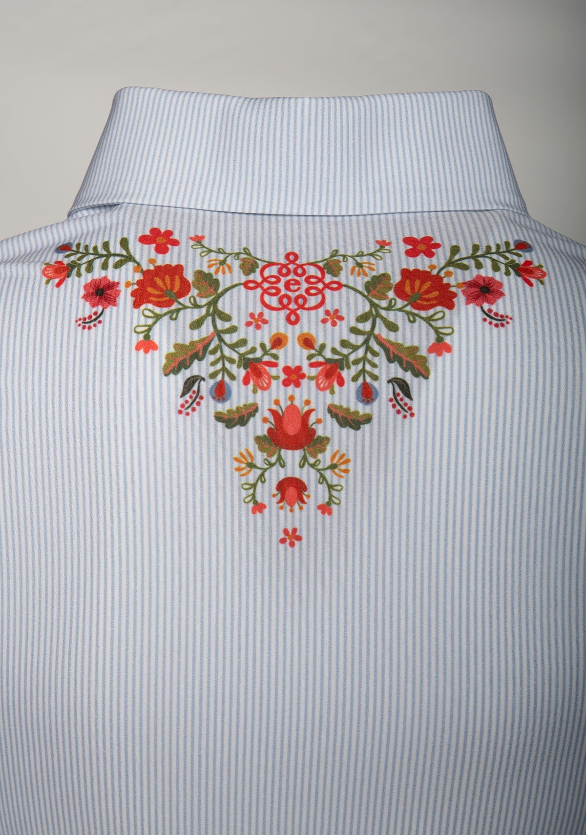 Joie Floral & Blue Stripe Ladies’ Button Shirt