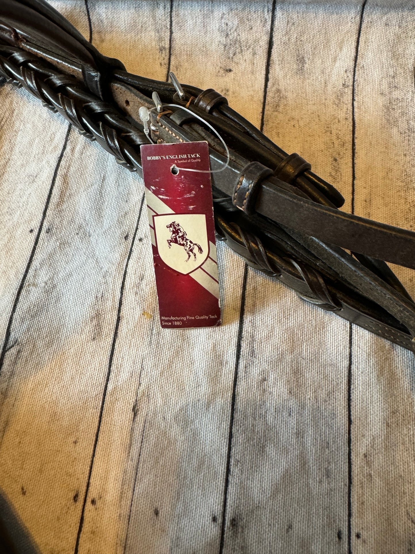 Bobbys Brown Cob Bridle Padded With Flash