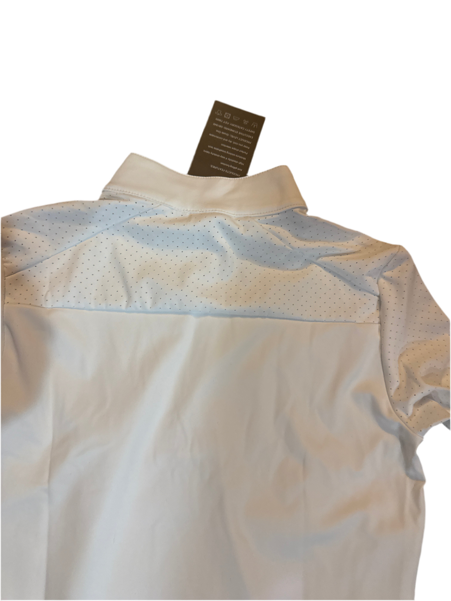 White Equestrian Fancy cuff long sleeve training shirt