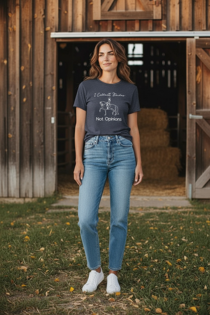 I collect strides not opinions tee