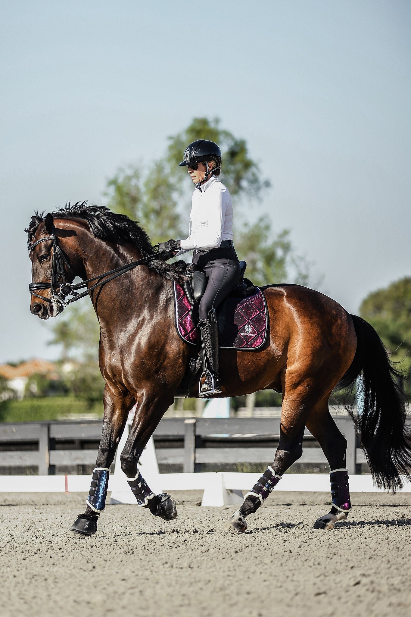 Ultraviolet Brushing Boots