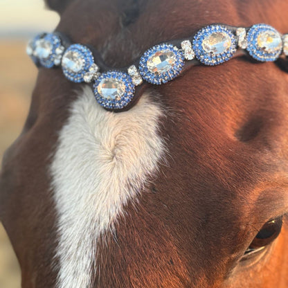 Majorelle Blue Ultra Bling Browband