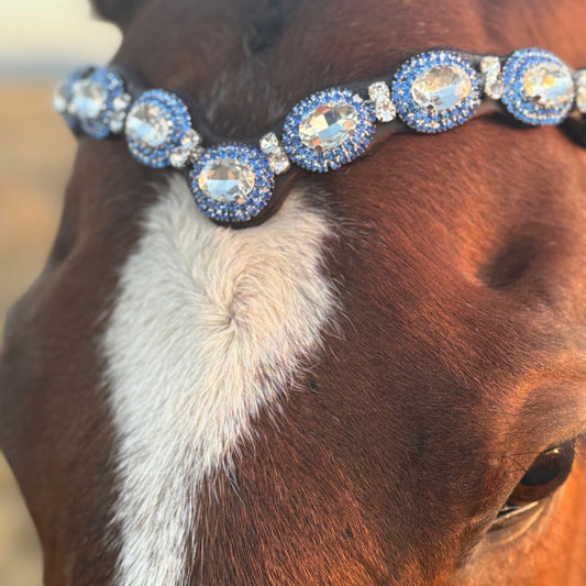 Majorelle Blue Ultra Bling Browband