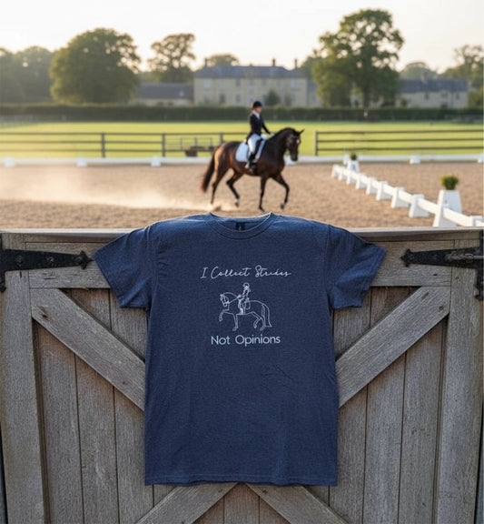 I collect strides not opinions tee