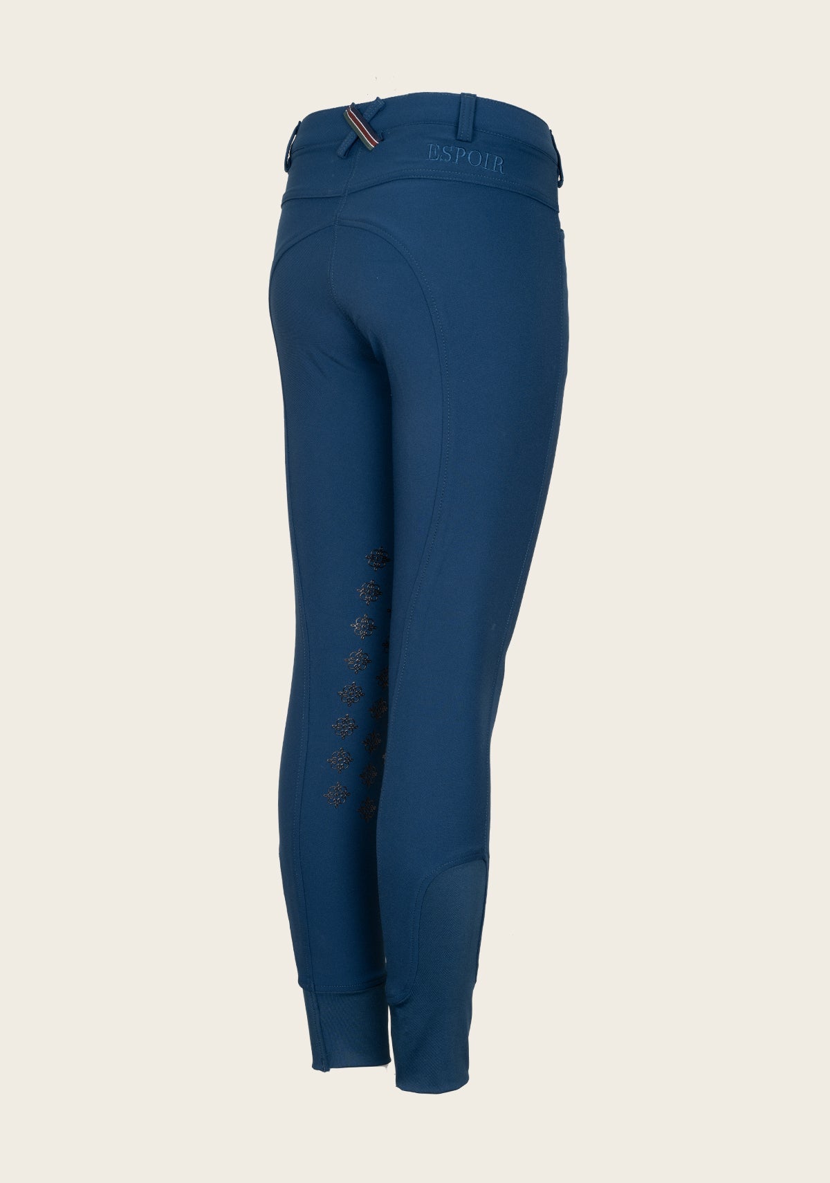 Espoir Coquet Knee Patch Peacock Blue Bamboo Breeches
