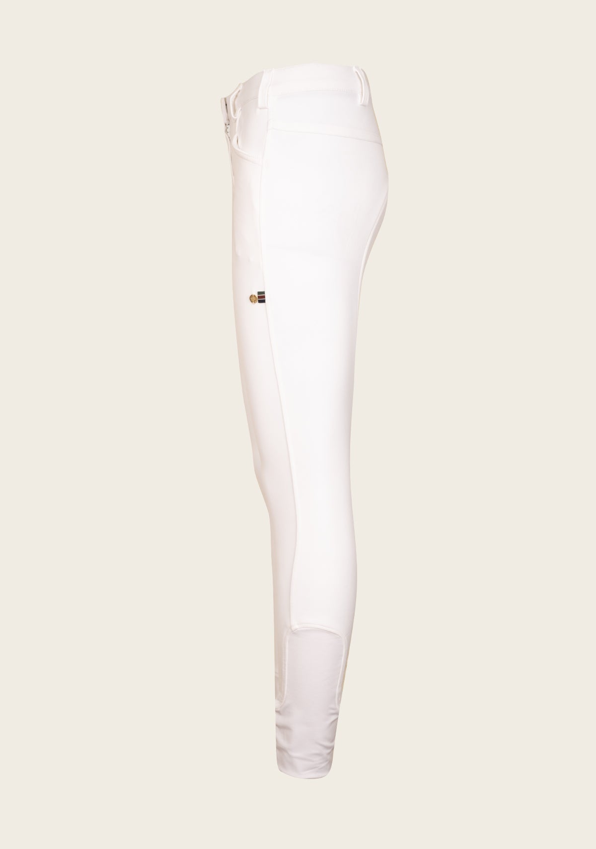 Higher Waist Espoir Coquet White Show Bamboo Breeches