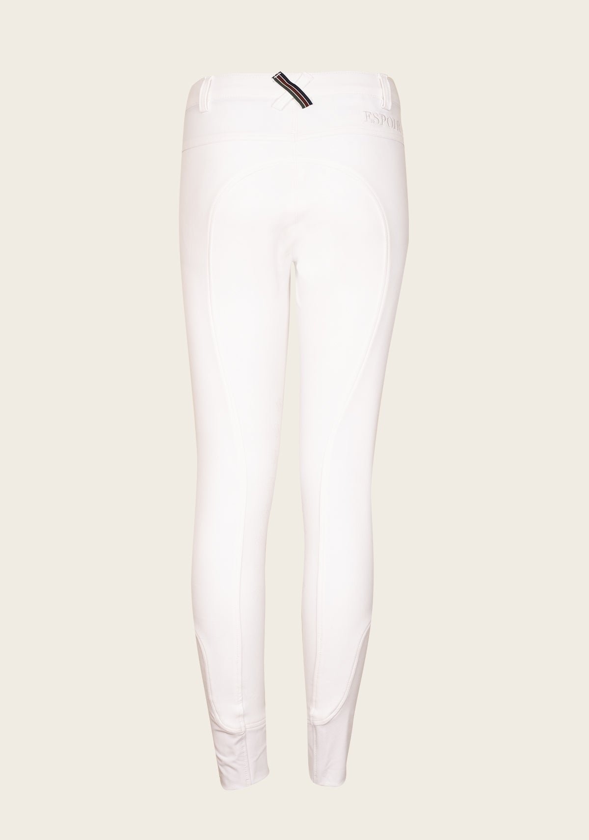 Higher Waist Espoir Coquet White Show Bamboo Breeches