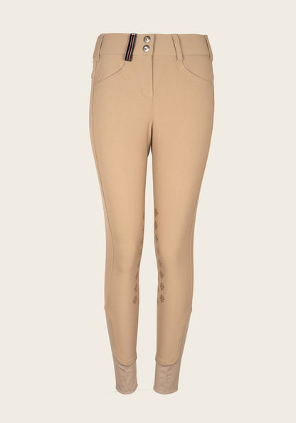 Coquet High Waist Hunter Bamboo Tan Breeches