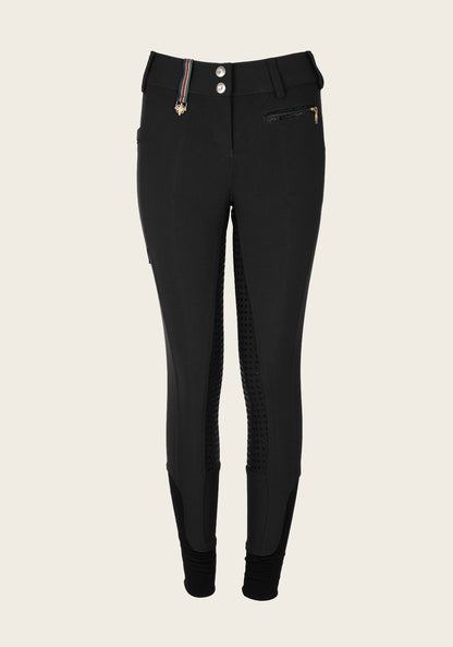 Inspire Full Seat High Waist Black Coolmax Breeches