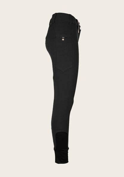 Inspire Full Seat High Waist Black Coolmax Breeches