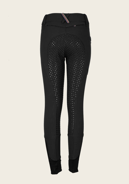 Inspire Full Seat High Waist Black Coolmax Breeches