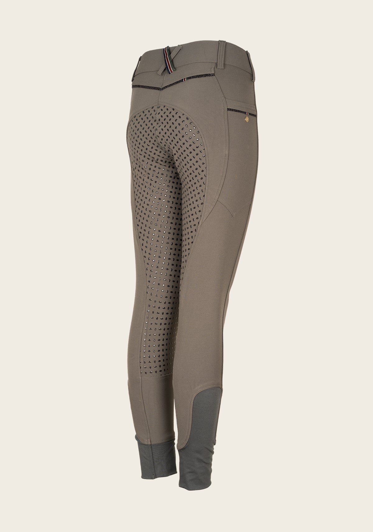 Inspire Full Seat High Waist Dusky Green Bamboo Breeches