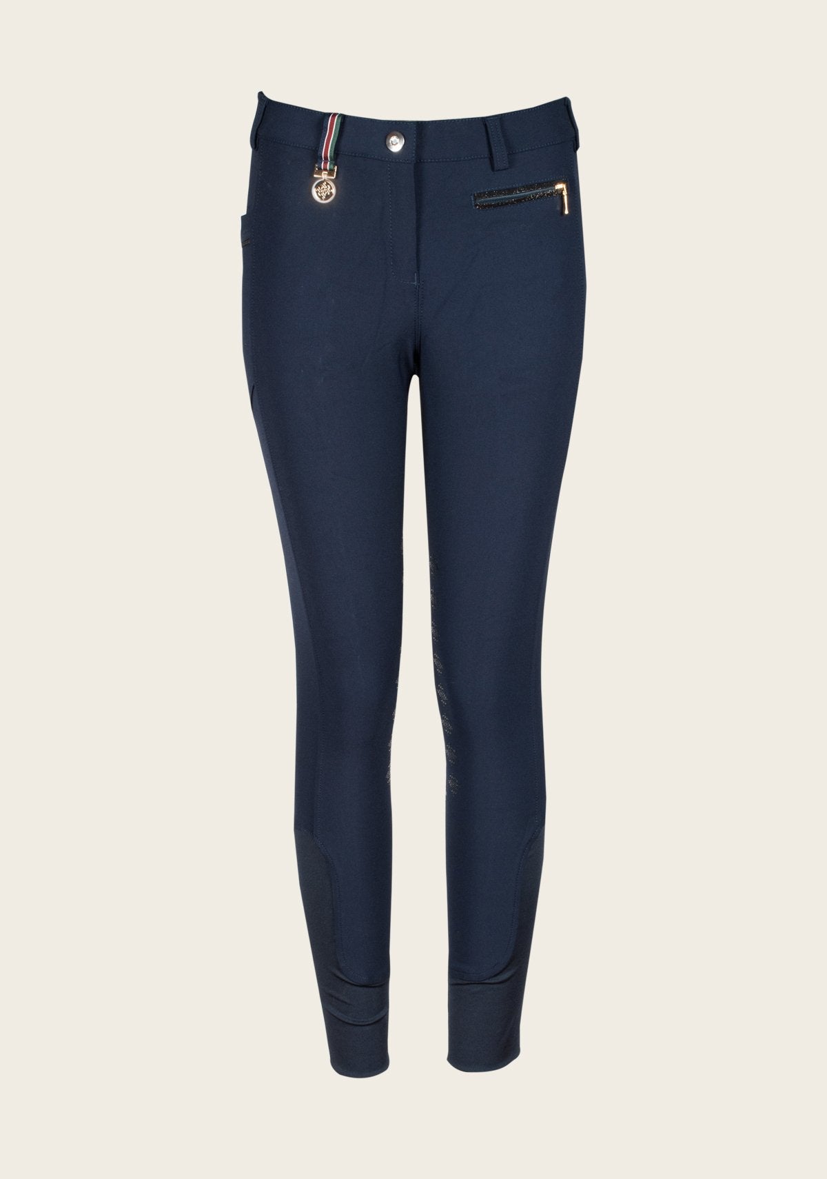 Espoir Inspire Navy Knee Patch Bamboo Breeches
