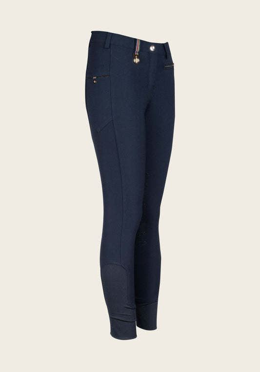 Espoir Inspire Navy Knee Patch Bamboo Breeches