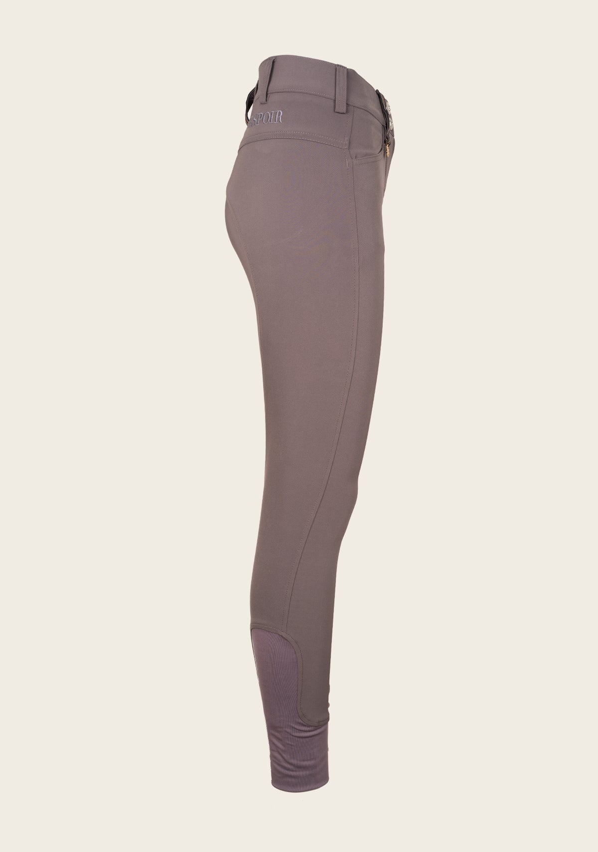 Coquet High Waist Coolmax Poppyseed Knee Patch Breeches