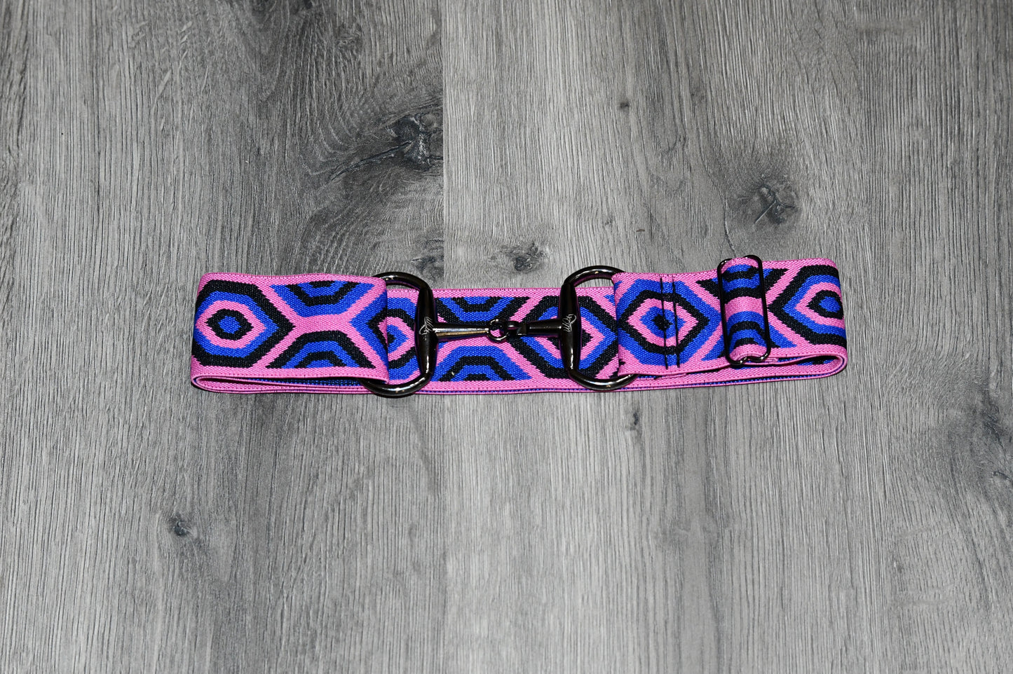 Light Grey Equestrian two tone long sleeve show shirt with logo on sleeve