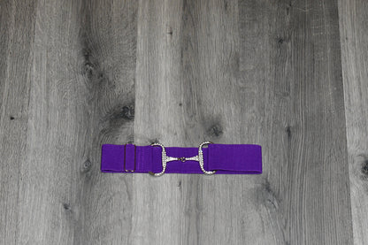 Light Grey Equestrian two tone long sleeve show shirt with logo on sleeve