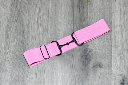 Light Grey Equestrian two tone long sleeve show shirt with logo on sleeve